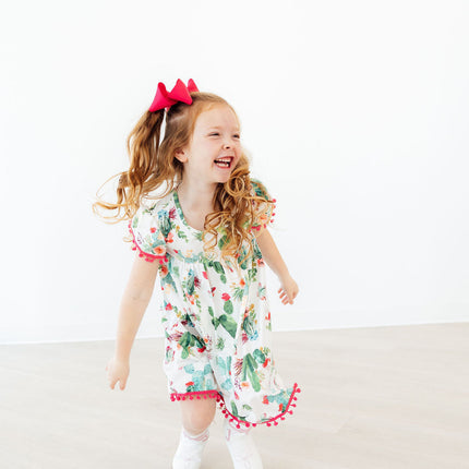 Cute Cactus Pom Pom Dress