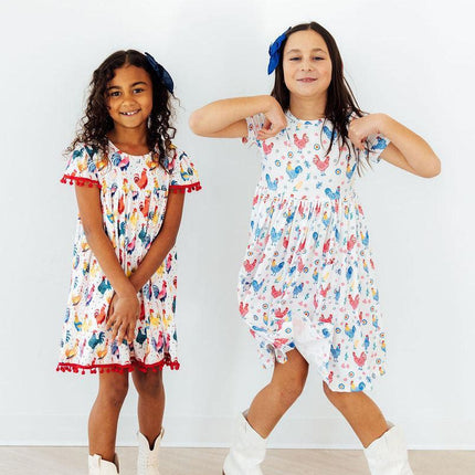 Rooster Pom Pom Dress