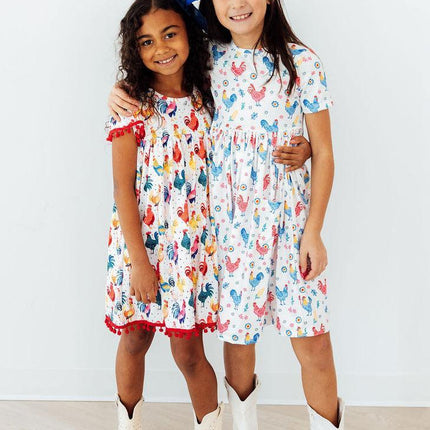 Rooster Pom Pom Dress