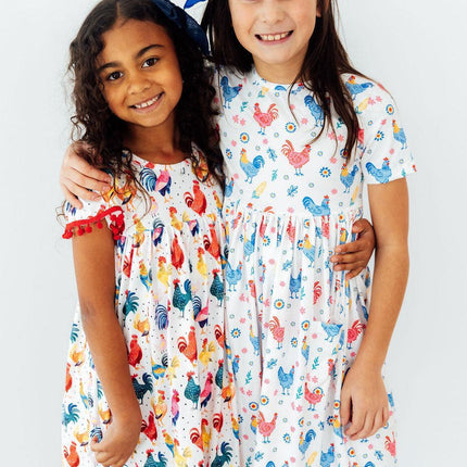 Rooster Pom Pom Dress