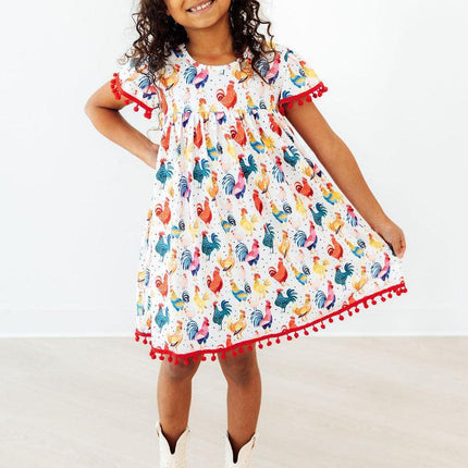 Rooster Pom Pom Dress