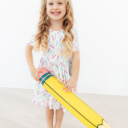 Color Crayons S/S Pocket Twirl Dress