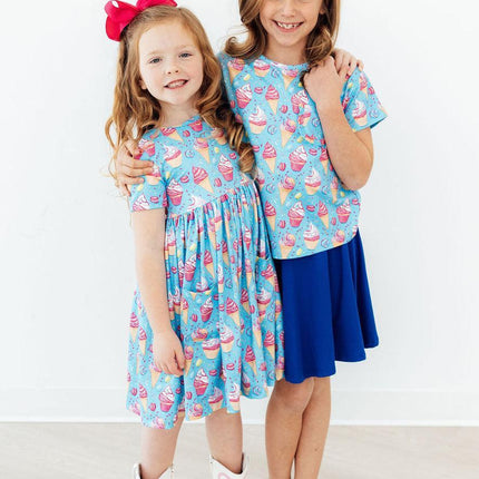 Delightful Desserts Ruffle Pocket Tee