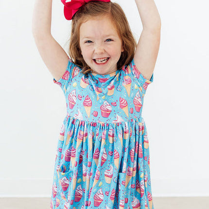 Delightful Desserts S/S Pocket Twirl Dress