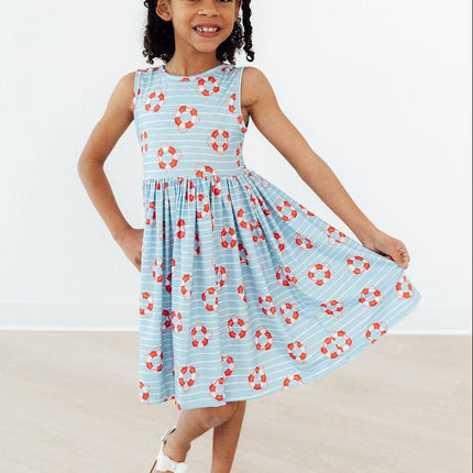 Little Lifeguard Tank Twirl Dress