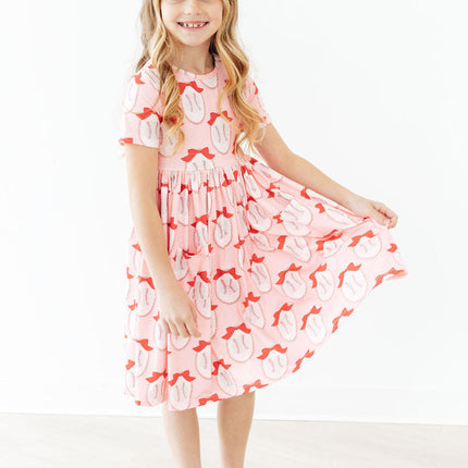 Pitcher Perfect S/S Pocket Twirl Dress