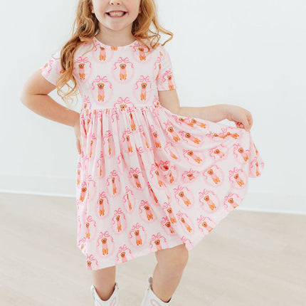 Girl's Best Friend S/S Pocket Twirl Dress