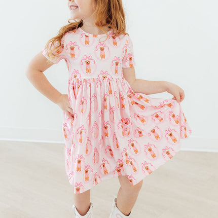 Girl's Best Friend S/S Pocket Twirl Dress