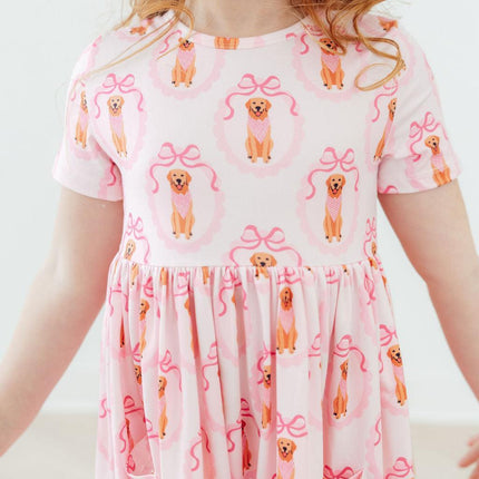 Girl's Best Friend S/S Pocket Twirl Dress