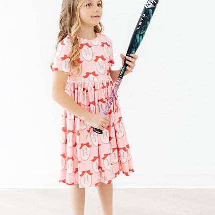 Pitcher Perfect S/S Pocket Twirl Dress