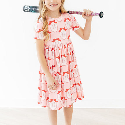 Pitcher Perfect S/S Pocket Twirl Dress