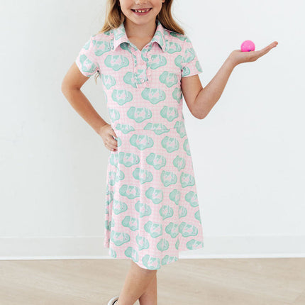 She's on the Green S/S Polo Dress