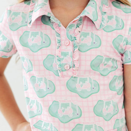 She's on the Green S/S Polo Dress