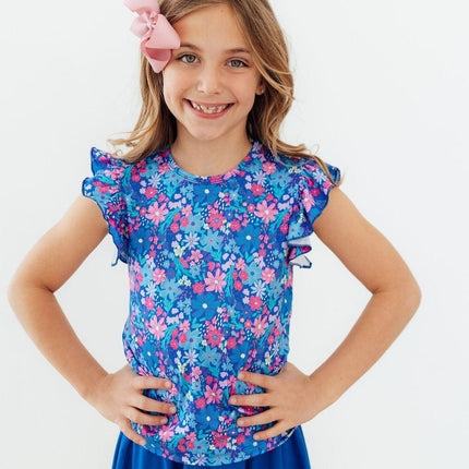 Dreaming Daisies S/S Ruffle Tee