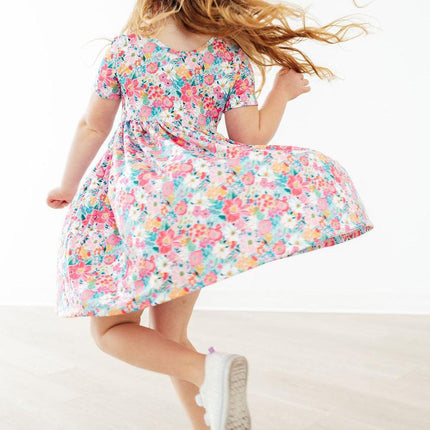 Petal Promises S/S Pocket Twirl Dress