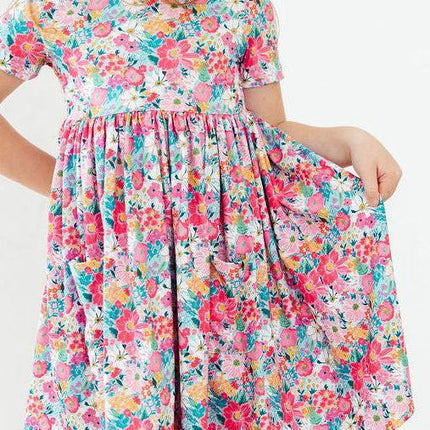 Petal Promises S/S Pocket Twirl Dress