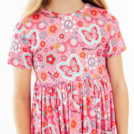 Hippie Sissy S/S Pocket Twirl Dress