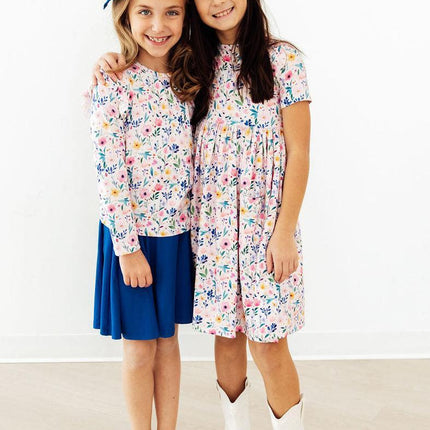 Morning Meadows L/S Ruffle Tee