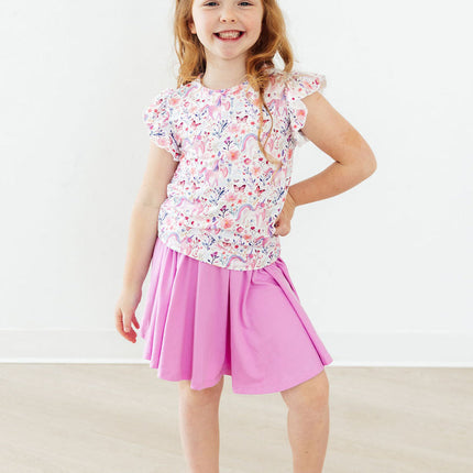 Whimsical Woods S/S Ruffle Tee