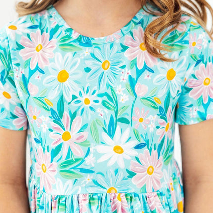 Preppy Daisies S/S Pocket Twirl Dress