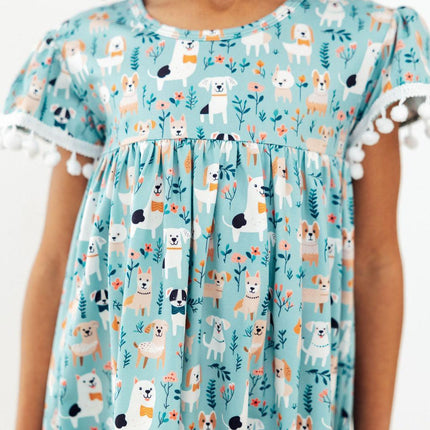 Furry Friends Pom Pom Dress
