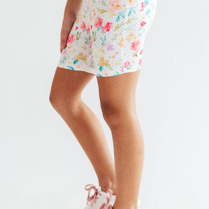 Painted Posies Twirl Shorts