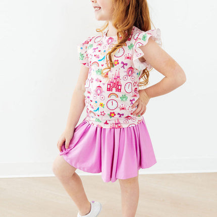 Princess & the Froggie S/S Ruffle Tee
