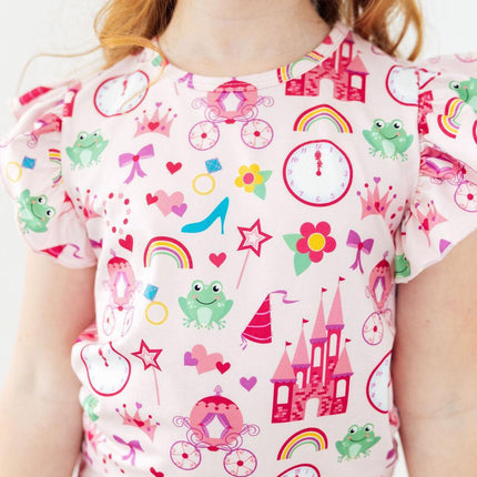 Princess & the Froggie S/S Ruffle Tee