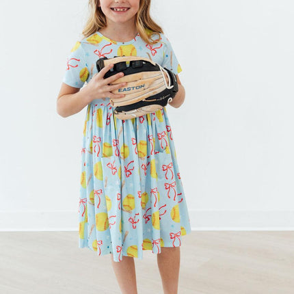 Softball Sweetie S/S Pocket Twirl Dress