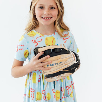 Softball Sweetie S/S Pocket Twirl Dress