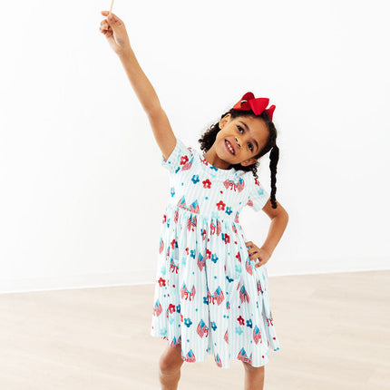 Home of the Brave S/S Pocket Twirl Dress