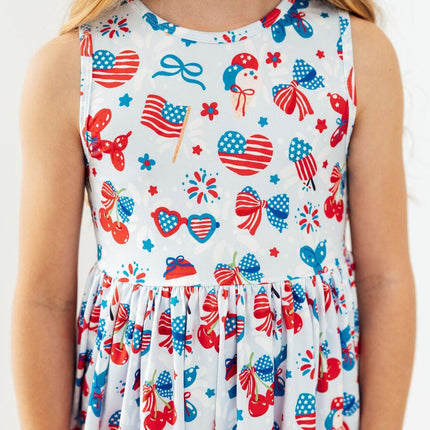 Little Miss Liberty Tank Twirl Dress