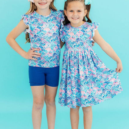 Seaside Shells S/S Ruffle Tee