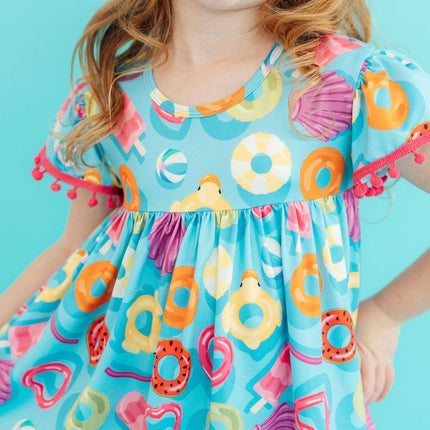 Fun Floaties Pom Pom Dress