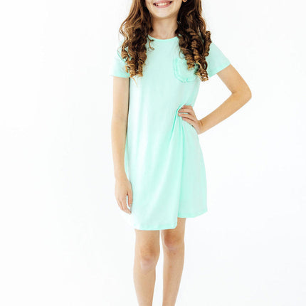 SALE Pastel Green T-Shirt Dress