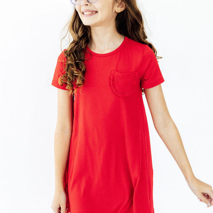 Red T-Shirt Dress