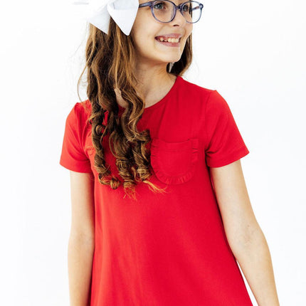 Red T-Shirt Dress