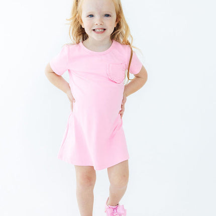 Bubblegum Pink T-Shirt Dress