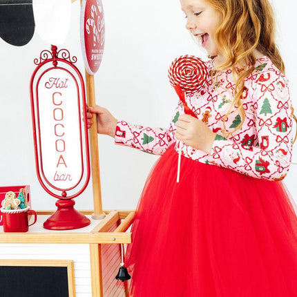 Deck the Halls L/S Tutu Dress