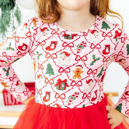 Deck the Halls L/S Tutu Dress