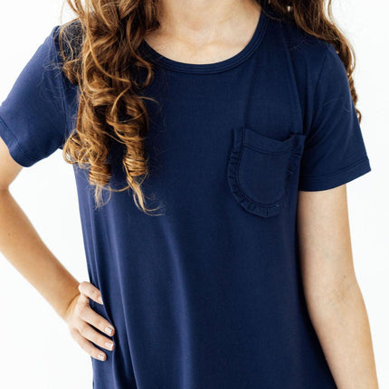 Navy T-Shirt Dress