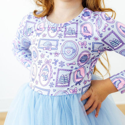 Hit the Ice L/S Tutu Dress