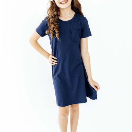 Navy T-Shirt Dress
