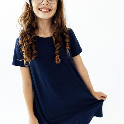 Navy T-Shirt Dress