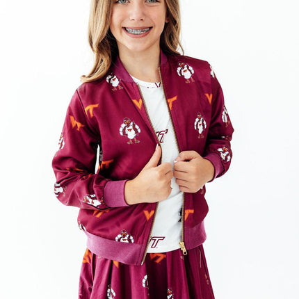 Virginia Tech Maroon Hokie Ruffle Twirl Skort