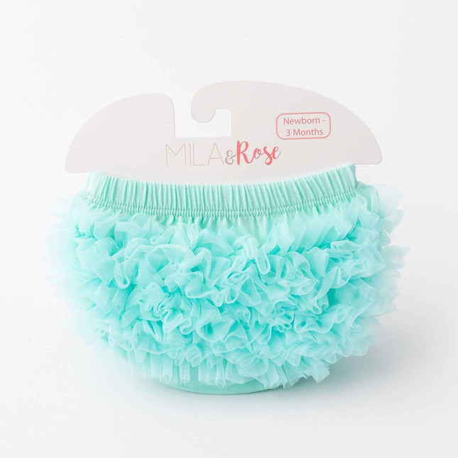 Mint Ruffle Bum Bloomer