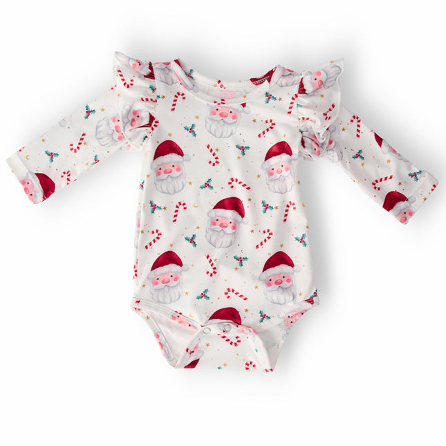 Mistletoe Magic L/S Flutter Bodysuit - Dashing Nova