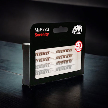 Ms. Panda Serenity DIY Lash Extension Kit - 10-16mm Mixed Clusters