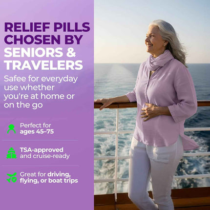 Nausea Stop – Natural Ginger Nausea Relief for Motion Sickness, Morning Sickness & Travel