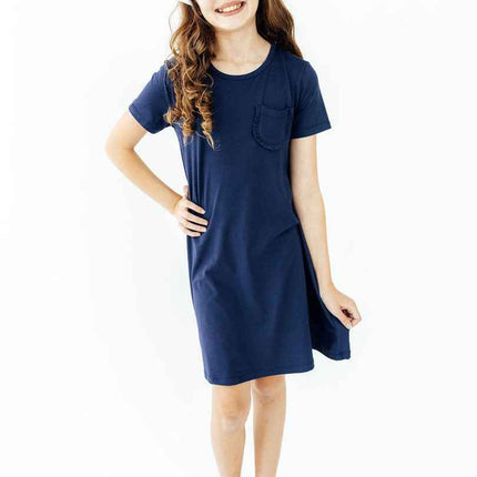 Navy T-Shirt Dress